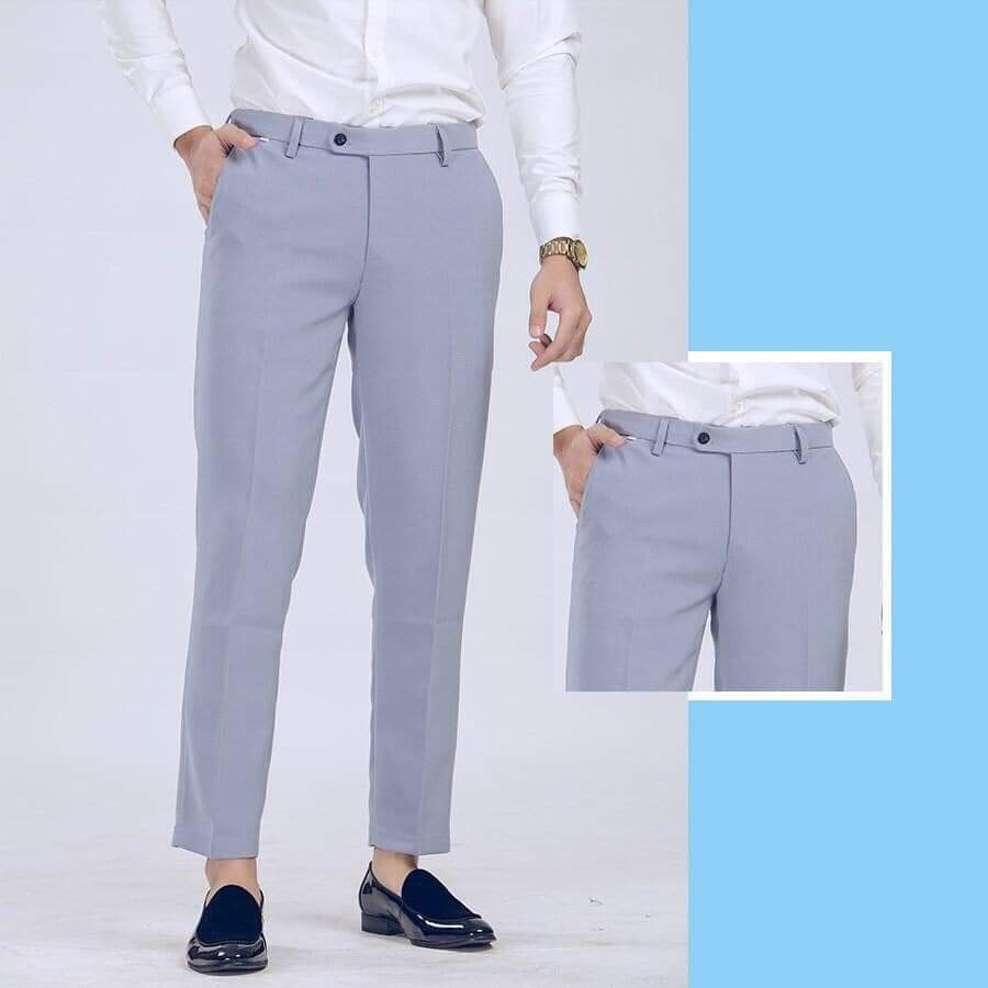 Quần âu nam 45kg đến 90kg,Quần tây nam co giãn 4 chiều dáng ôm body chống nhăn 5 màu