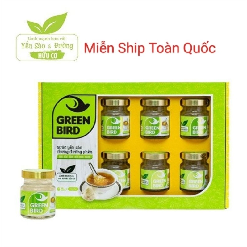 GREEN BIRD HỘP QUÀ 6 HŨ BIẾU TẶNG SANG TRỌNG