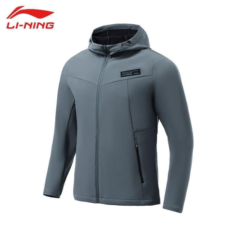 Áo khoác gió lót nỉ Lining hàng chính hãng Size M