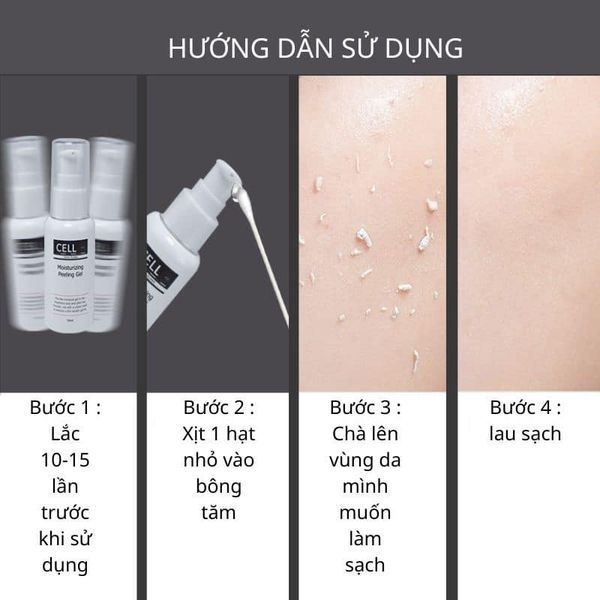 Tẩy tế bào chết cello Hàn Quốc Chính Hãng, tẩy da chết môi cello lọ 50ml chính hãng
