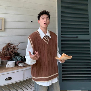 Áo gile len nam