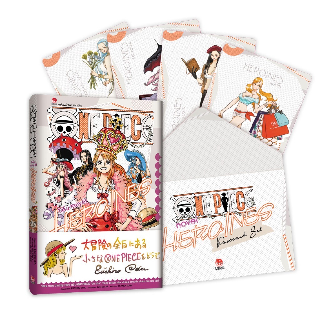 Truyện tranh: Tiểu Thuyết One Piece - HEROINES - Tặng Kèm Obi + Set Postcard