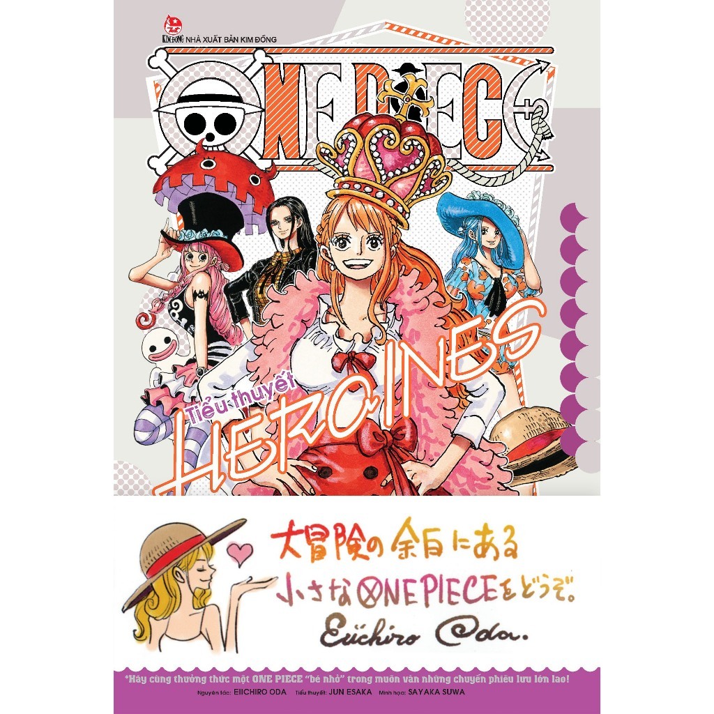 Truyện tranh: Tiểu Thuyết One Piece - HEROINES - Tặng Kèm Obi + Set Postcard