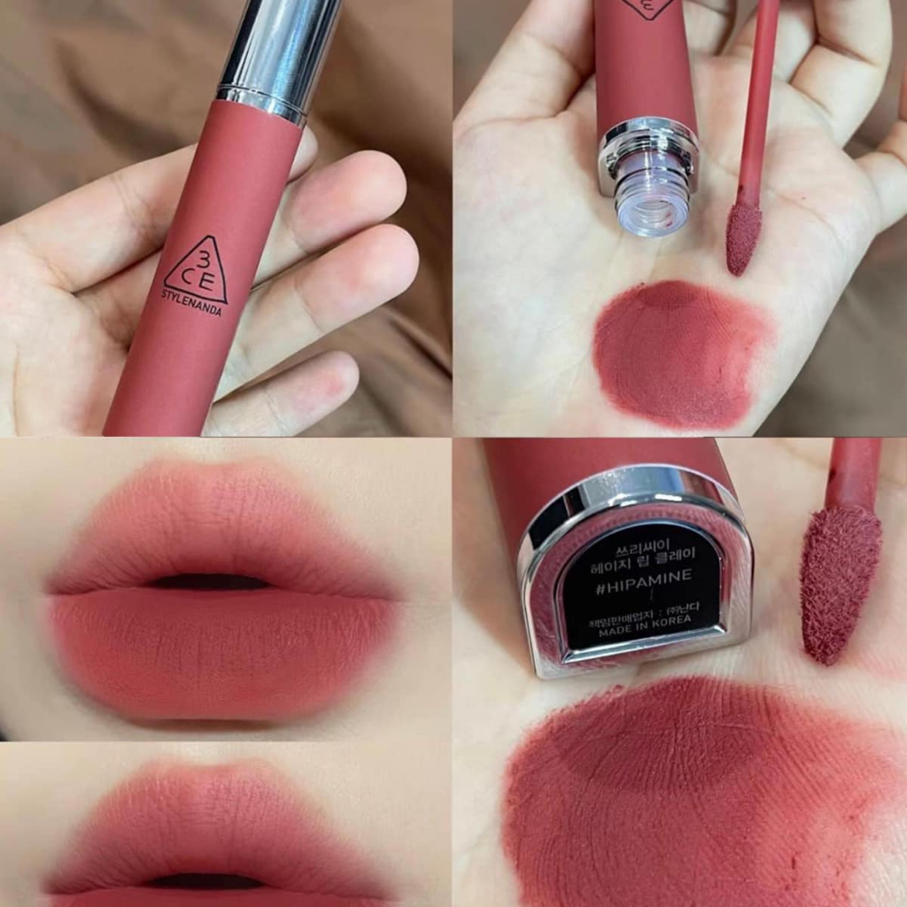 Son kem lỳ mịn 3ce Hazy Lip Clay