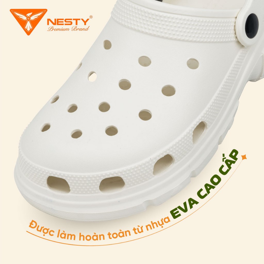 Dép Sục Nam Nữ NESTY Kiểu Dáng Basic Sục Đế Cao Mềm Chống Trượt NE01 | BigBuy360 - bigbuy360.vn