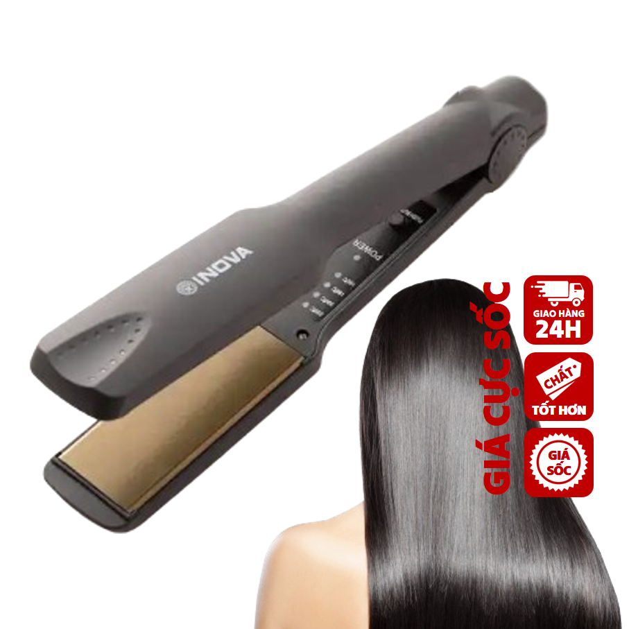 Máy duỗi tóc/Máy Là Tóc Uốn Duỗi Tóc 4 Mức Nhiệt Hàng Chính Hãng Dễ Dàng Sử Dụng Tại Nhà