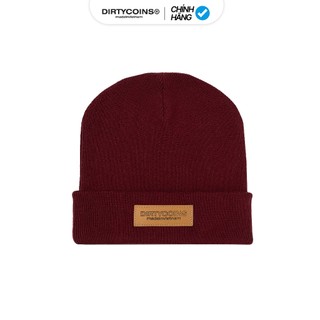 Nón DirtyCoins Leather Patch Beanie
