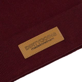 Nón DirtyCoins Leather Patch Beanie