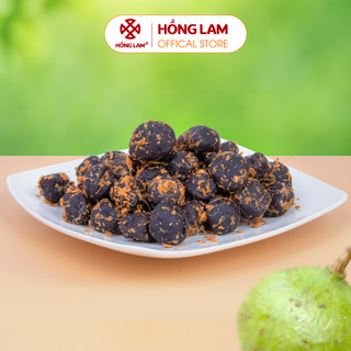Ô mai (xí muội) sấu gừng Hồng Lam, dạng hộp (200gr, 300gr, 500gr). Có vị chua, mặn, ngọt của gừng
