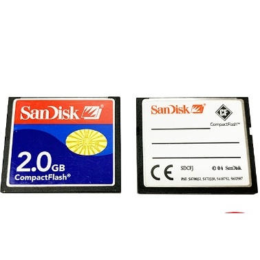 Thẻ nhớ CF Compact Flash Card Sandisk 2GB chuyên dùng cho máy CNC, cơ khí