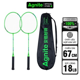 Bộ 2 vợt cầu lông thế hệ mới Agnite, giá rẻ, siêu bền, tặng kèm túi đựng vợt, nhiều mẫu mã lựa chọn
