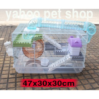 Lồng trong suốt ống nối size 47cm Hamster