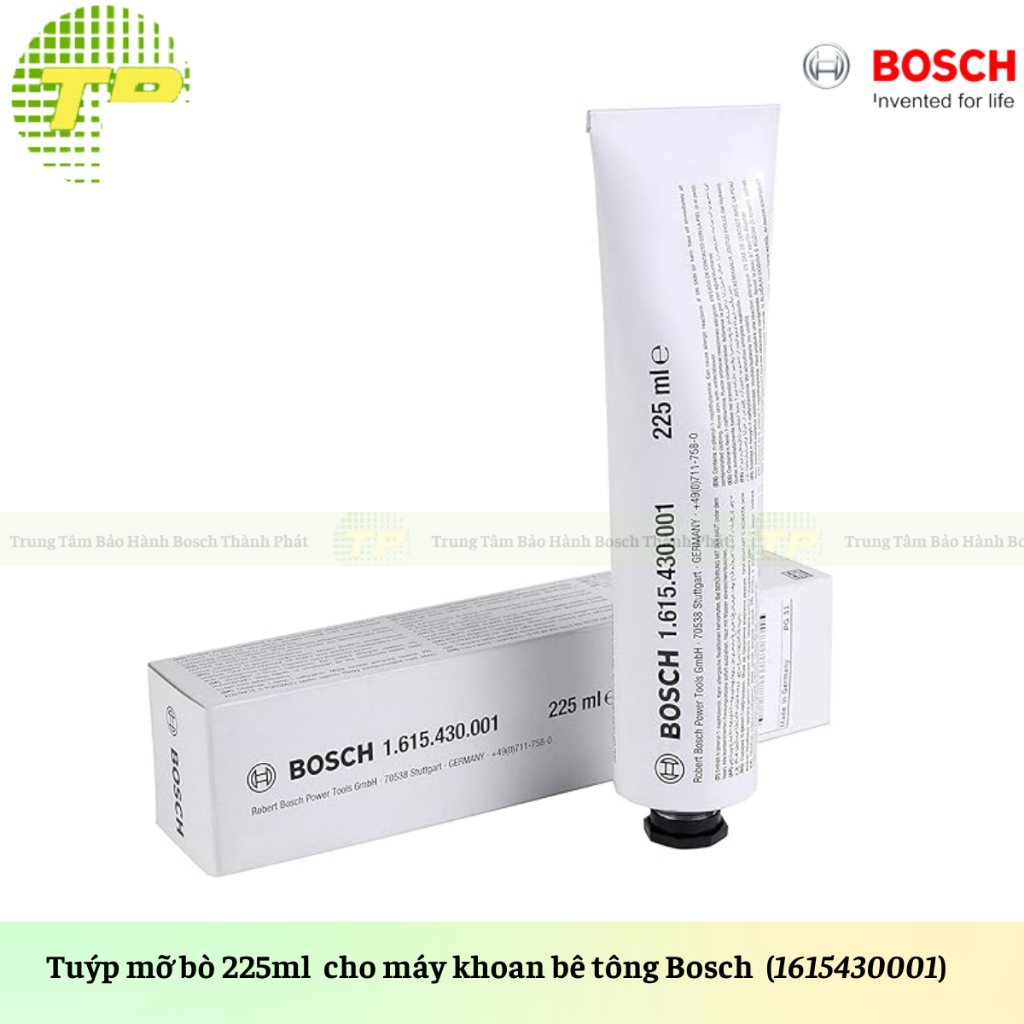 Tuýp mỡ bò 225ml tra bánh răng, cụm búa cho máy khoan bê tông Bosch (1615430001)