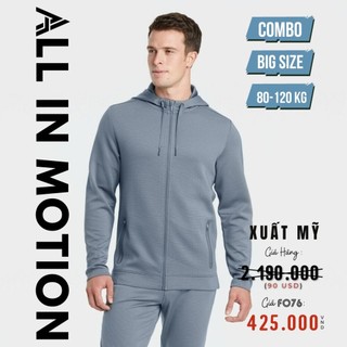 Bộ quần áo dài tay nam, áo khoác nam và quần thun thể thao BIG SIZE ( 80KG - 120KG), thiết kế thể thao, năng động
