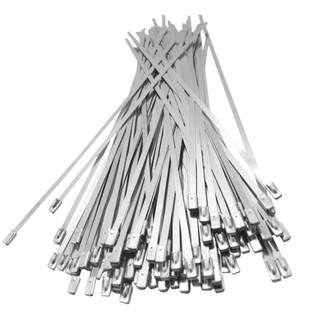 100 pcs Dây rút inox 304 kích thước 4.6x200mm chống ăn mòn và oxy hoá- Dây rút inox