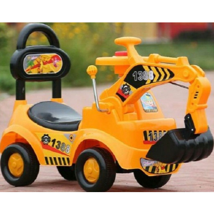 Xe cẩu chòi chân cho bé tư cho trẻ 1 đến 4 tuổi chịu tải 30 cân có còi có nhạc làm từ nhựa bc