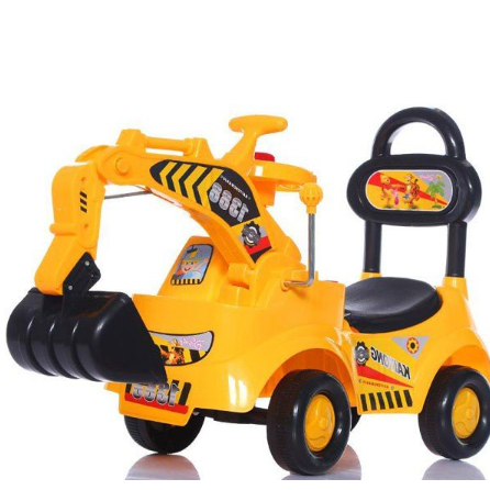 Xe cẩu chòi chân cho bé tư cho trẻ 1 đến 4 tuổi chịu tải 30 cân có còi có nhạc làm từ nhựa bc