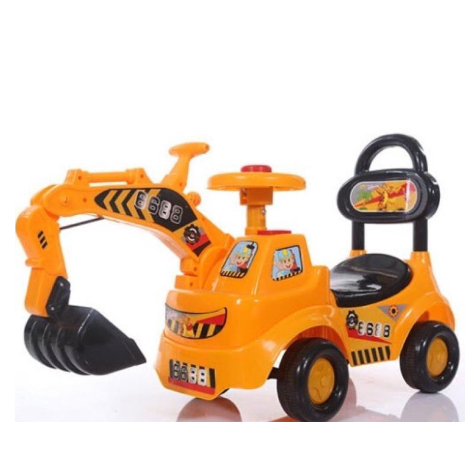 Xe cẩu chòi chân cho bé tư cho trẻ 1 đến 4 tuổi chịu tải 30 cân có còi có nhạc làm từ nhựa bc