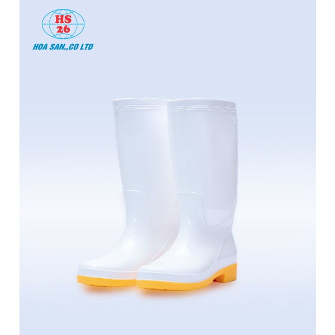 [U06 -1] Ủng nữ PVC Hoa San bảo hộ lao động, chịu nước, chống trơn trượt, va đập - Đồ bảo hộ lao động cao cấp