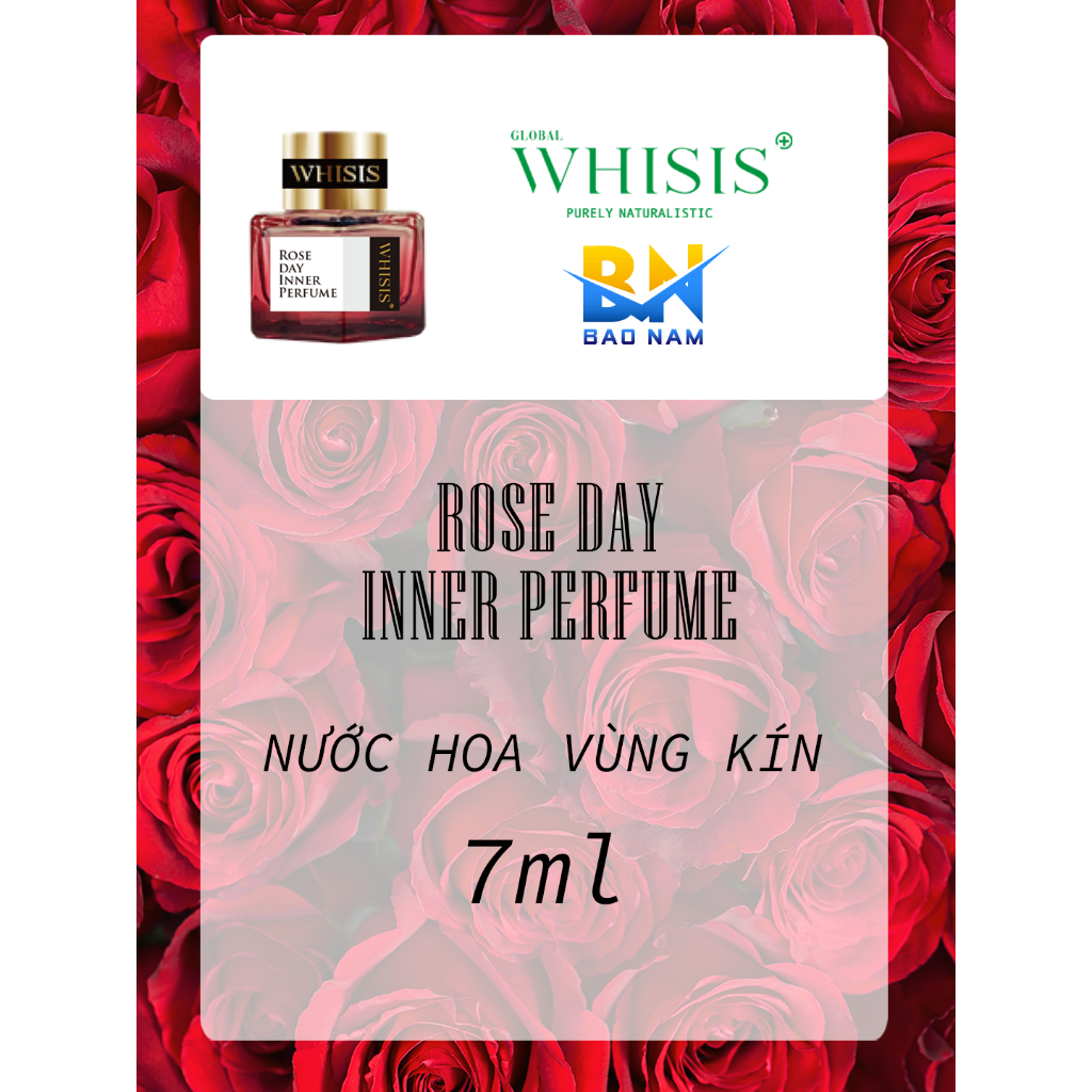 WHISIS Rose day Inner Perfume Nước Hoa Vùng Kín - Rose day Inner Perfume