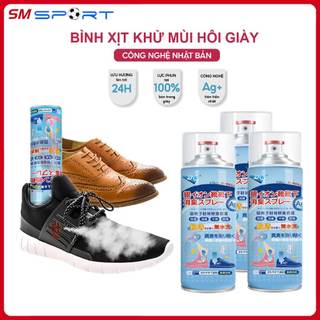 Chai xịt khử mùi hôi giày vớ tất, công nghệ nano bạc khử mùi hôi chân hiệu quả