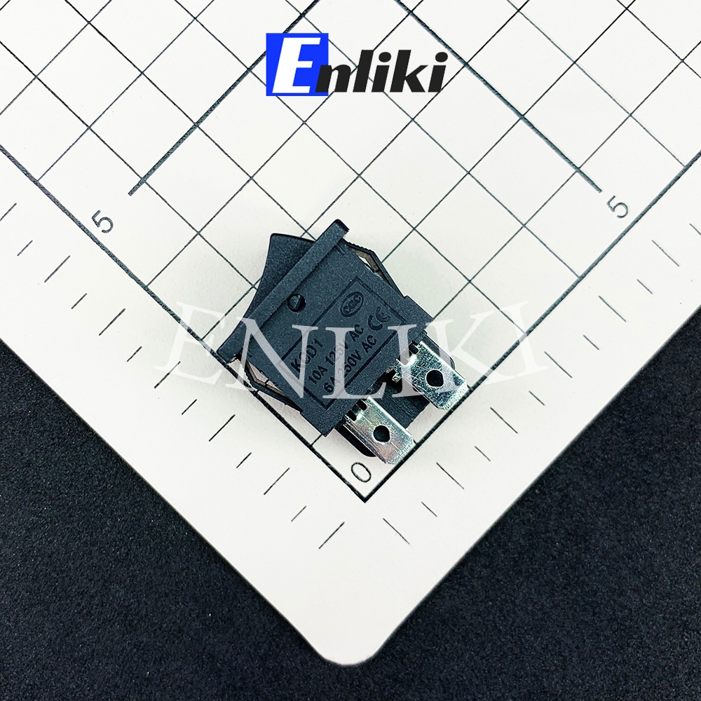 Công Tắc KCD1-104 4 chân màu đen