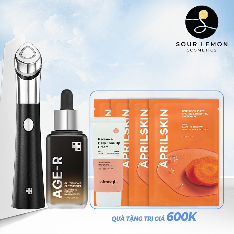 Set Sáng Da (Booster- H+ Serum Glutathione) Medicube