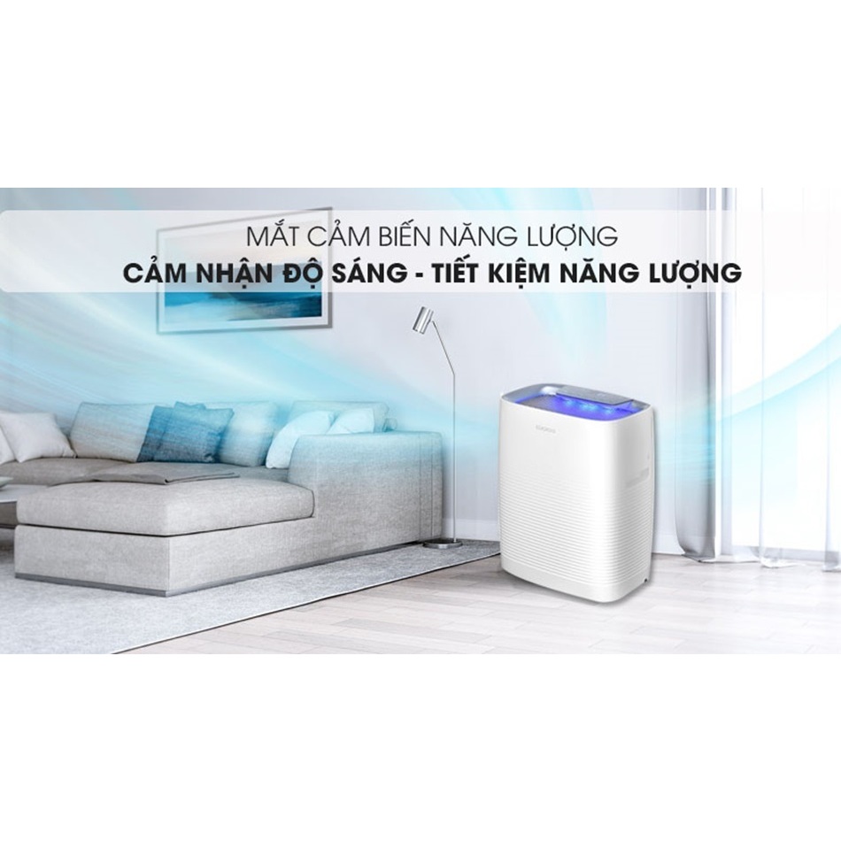 Máy lọc không khí và tạo ẩm Cuckoo CAC-CH0910FW/WHCRVN(S) diện tích 30m2 Lọc bụi mịn - Hàng chính hãng