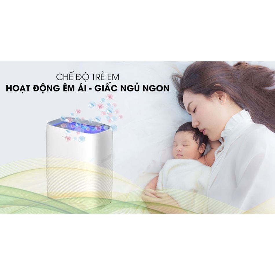 Máy lọc không khí và tạo ẩm Cuckoo CAC-CH0910FW/WHCRVN(S) diện tích 30m2 Lọc bụi mịn - Hàng chính hãng