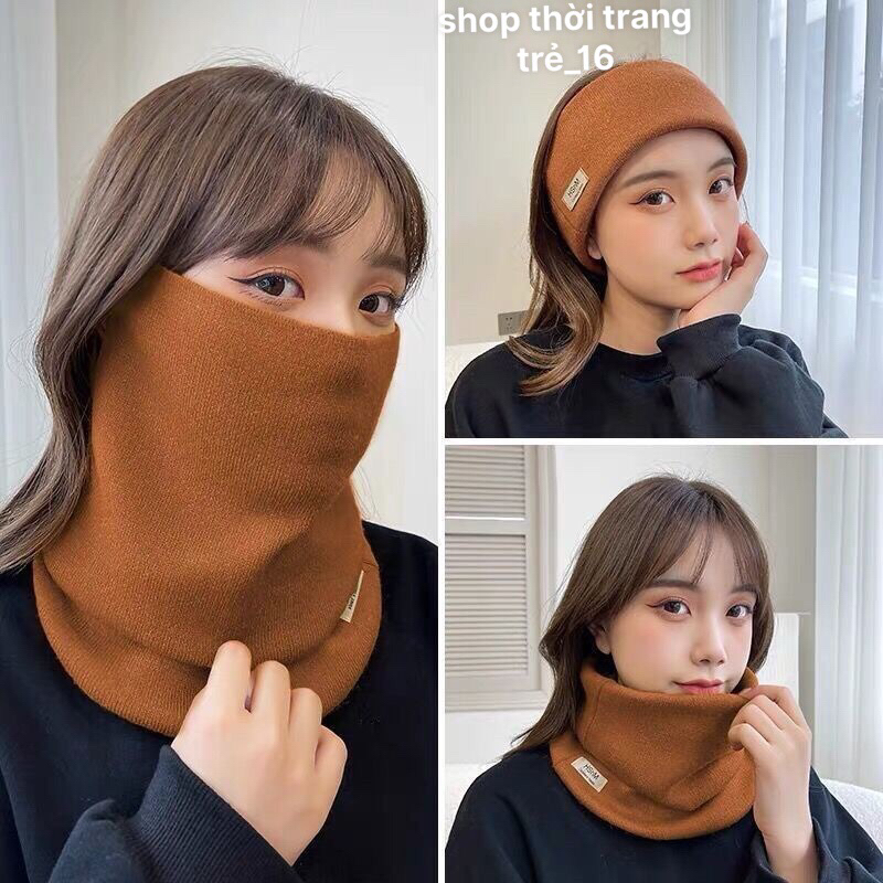 Khăn Che Mặt Giữ Ấm Mùa Đông Dễ Phối Đồ Thời Trang