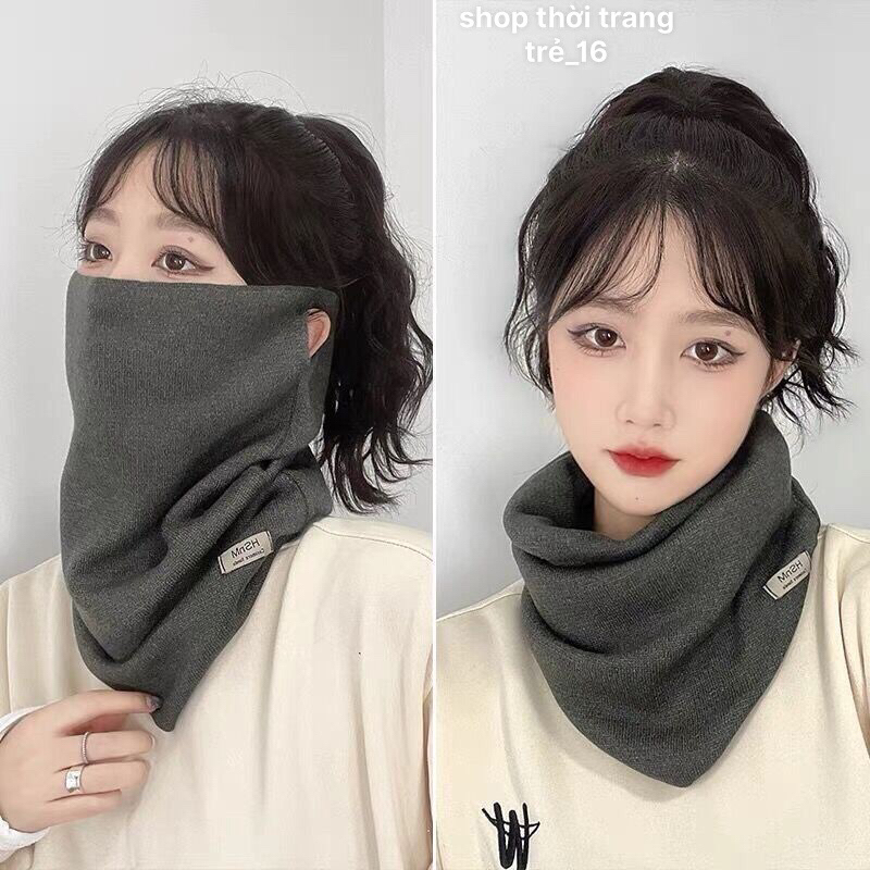 Khăn Che Mặt Giữ Ấm Mùa Đông Dễ Phối Đồ Thời Trang