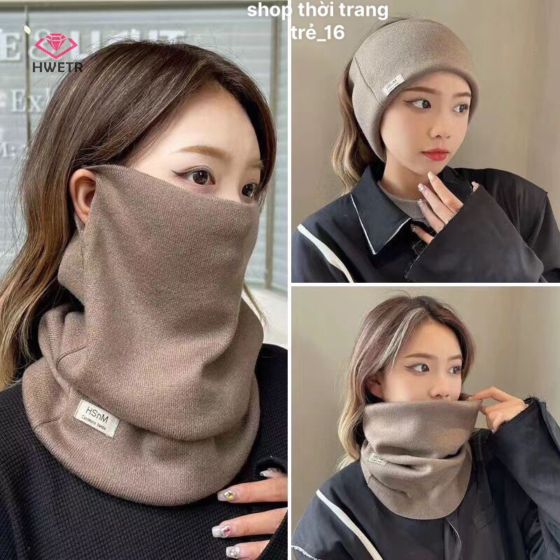 Khăn Che Mặt Giữ Ấm Mùa Đông Dễ Phối Đồ Thời Trang
