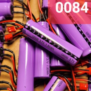 Pin tụ 14500 3.7v 500mah sẵn jack cắm ph2.0 có thể sạc lại pin sạc mới