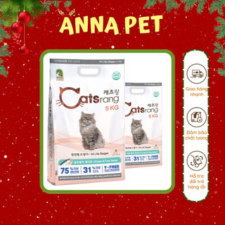 Thức ăn hạt Catsrang Hàn Quốc cho mèo mọi lứa tuổi - Cát Mèo