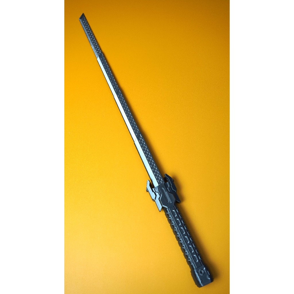 Mô hình đồ chơi in 3D Cyber sword bằng nhựa,kiếm rút gọn,thu ra thu vào,phong cách cifi