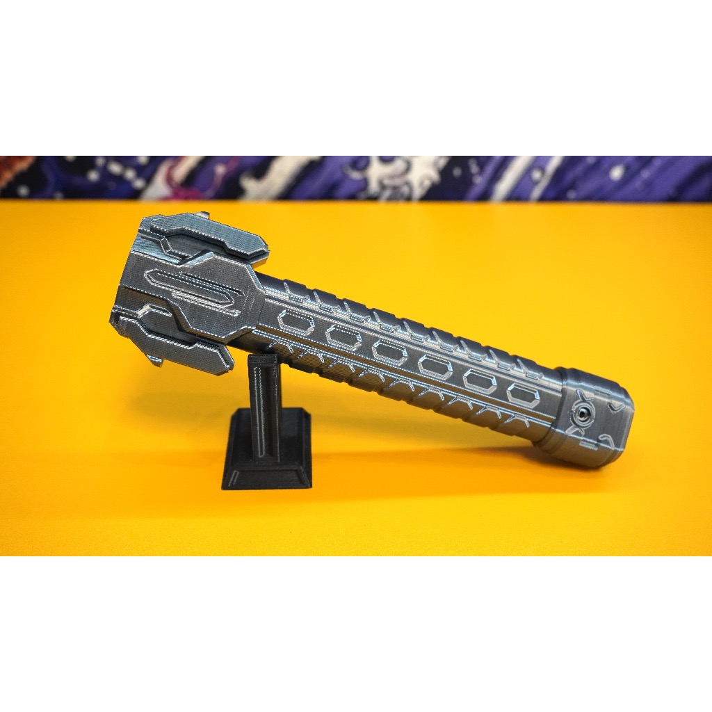 Mô hình đồ chơi in 3D Cyber sword bằng nhựa,kiếm rút gọn,thu ra thu vào,phong cách cifi