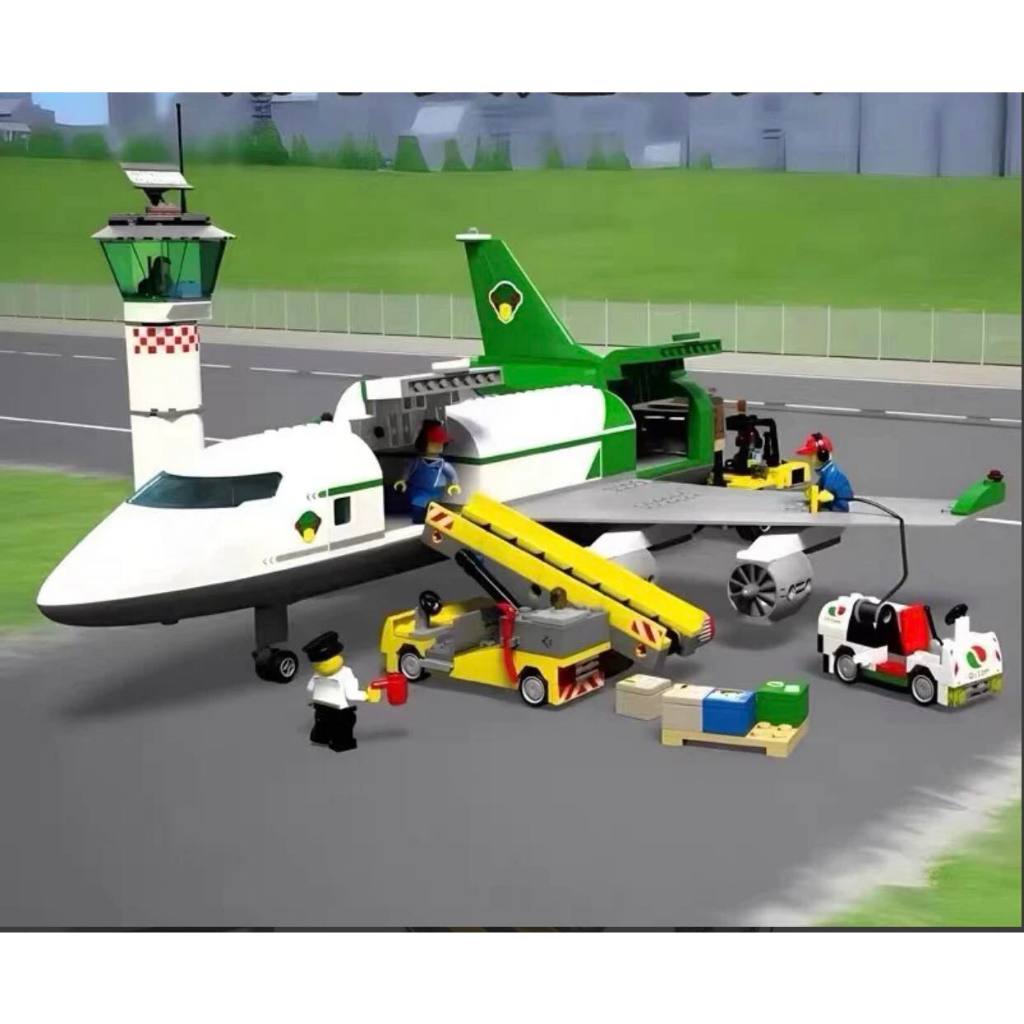 Xếp Hình City C 2022 Sân Bay Thành Phố Bản Xanh Lá Cây 658 Mảnh