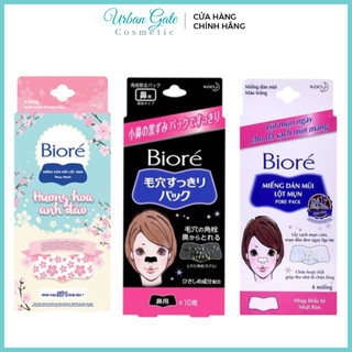 Miếng dán lột mụn BIORE Pore Pack (4 Miếng)/ Miếng dán mũi lột mụn