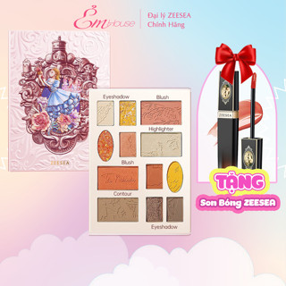 [CHÍNH HÃNG DATE T12/24] ZEESEA Bảng Phấn Mắt 12 Ô Nutcracker Candy Cruise Makeup Palette Sweet Castle