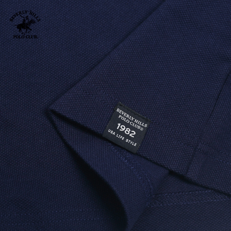 Beverly Hills Polo Club Áo polo Nam Ngắn tay Regular Fit Navy - PMRSW23TL0018