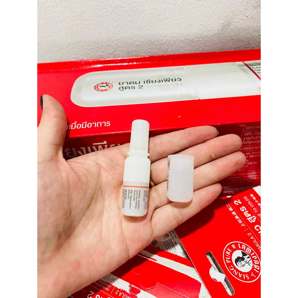 Ống Hít Ông Già Siang Pure 2 Đầu Thái Lan - Lẻ 1 ống