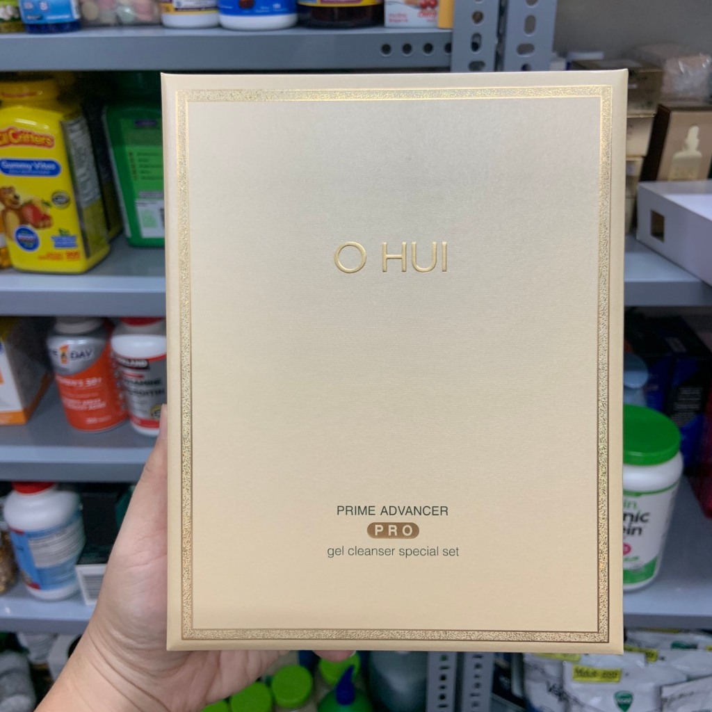 Set sữa rửa mặt ngăn ngừa lão hóa OHUI Prime Advancer Gel Cleanser - EDS Mart