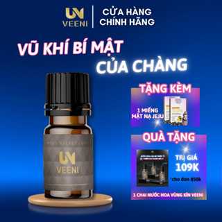 Nước Hoa Vùng Kín Nam VEENI Thơm Lâu, Cuốn Hút, Mạnh Mẽ, Nam Tính Chính Hãng Chai 5ml