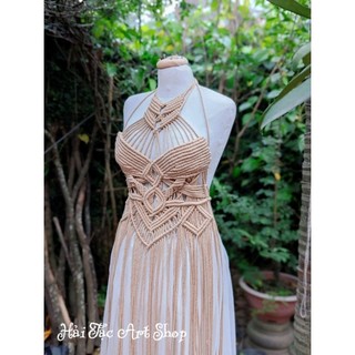 Set bikini biển macrame Hải Tặc Art Shop áo tắm sang chảnh