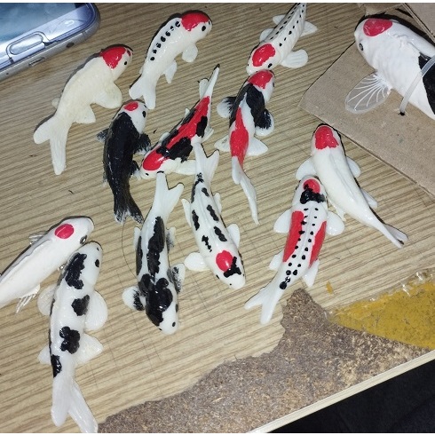 CÁ COI NHỰA ĐỔ MẶT BÀN EPOXY