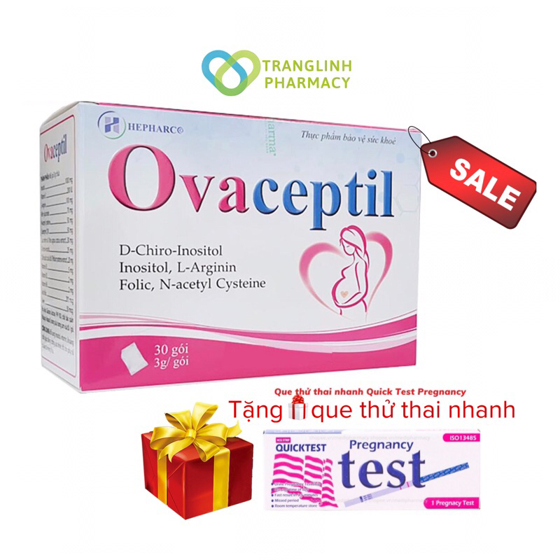 Ovaceptil Bổ trứng Tăng thụ thai Điều hoà kinh nguyệt