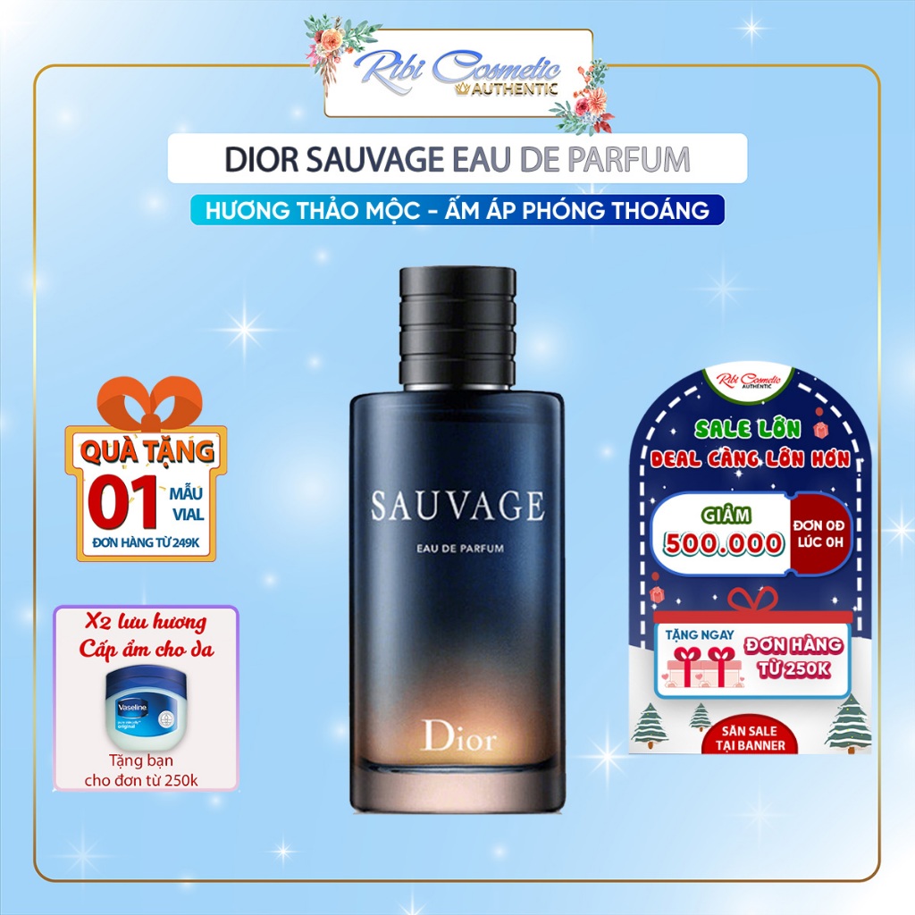 Nước Hoa Nam Dior Sauvage EDP Gã Đàn Ông Lắm Tài Nhiều Tật Ribicosmetics