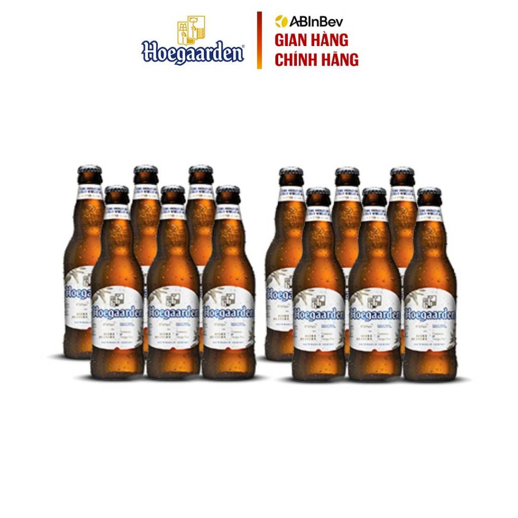 [Grocery Gift] Combo 2 Lốc 6 Chai Hoegaarden White - Bia Bỉ Lúa Mỳ Chính Hiệu (330ml/ chai)