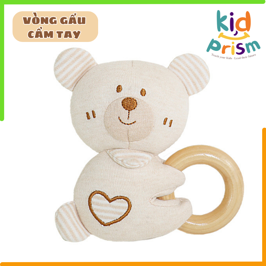 Đồ Chơi Lục Lạc Thú Bông Cho Bé Sơ Sinh - Đồ Chơi Lục Lạc Cầm Tay Hình Thú Nhồi Bông Mềm Mại Dễ Thương