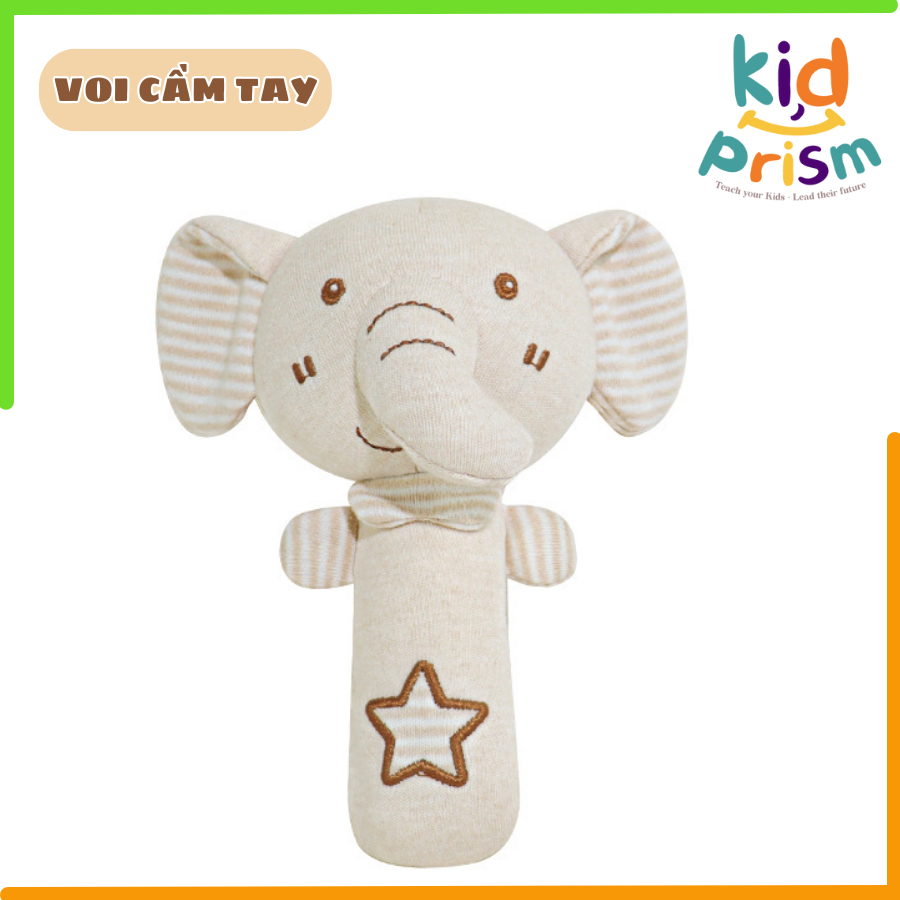 Đồ Chơi Lục Lạc Thú Bông Cho Bé Sơ Sinh - Đồ Chơi Lục Lạc Cầm Tay Hình Thú Nhồi Bông Mềm Mại Dễ Thương